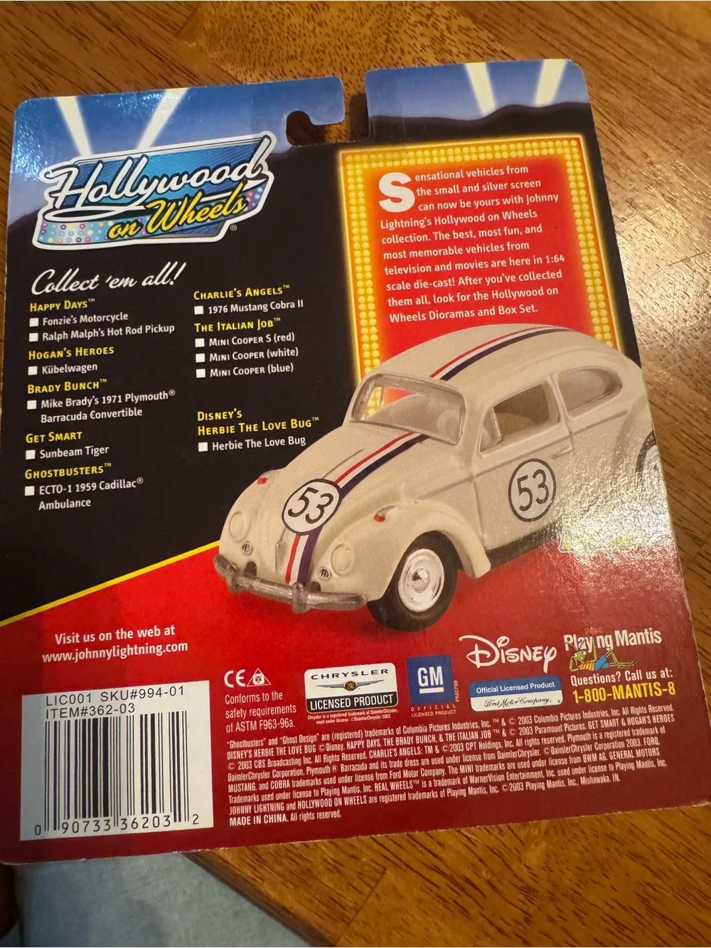 Johnny Lightning official charlie